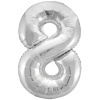 Р ЦИФРА 8 40" Металлик Silver