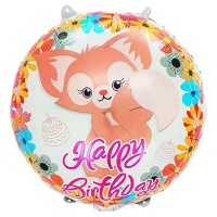 К 18" HB Котенок с цветком