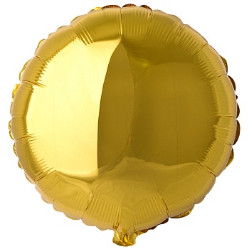 Ф Б/РИС 18" КРУГ Металлик Gold(FM)