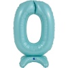 Г ЦИФРА 0 25" Pastel Blue на подставке