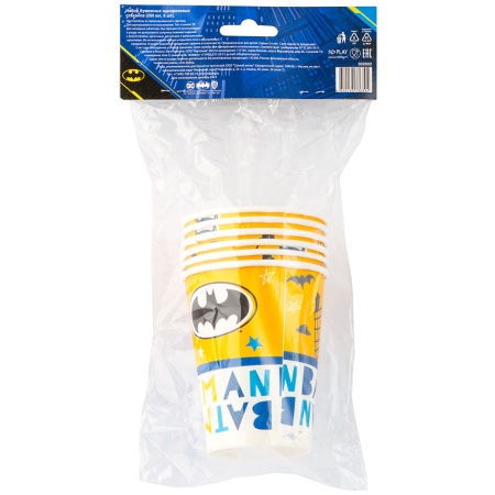 Набор бум стакан Бэтмен Комиксы 250мл6шт