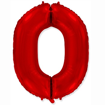 Ф ЦИФРА 0 40" Red