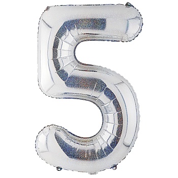 К ЦИФРА 5 40" Silver блеск
