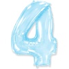 Ф ЦИФРА 4 40" Pastel Blue