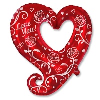Ф ФИГУРА/12 Love You Cердце с розами/FM