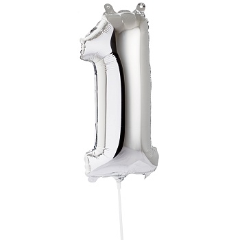 Ф ЦИФРА 1 16" Silver