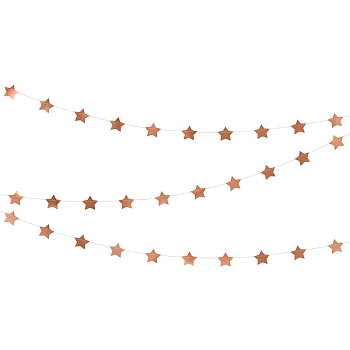 Гирлянда н/нитке Звезды Rose Gold 3,6мPD