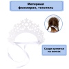 Кокошник Снежинки белый блеск