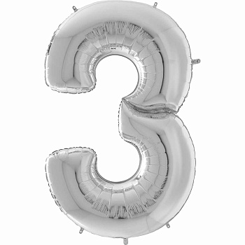 Г ЦИФРА 3 64" Silver