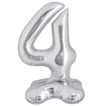 К ЦИФРА 4 50" Silver на подставке