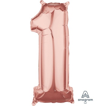 А ЦИФРА 1 26" Rose Gold