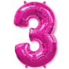 Ф ЦИФРА 3 40" Fuchsia