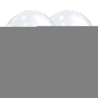 Шелк 11" Снежинки Diamond Clear/Q