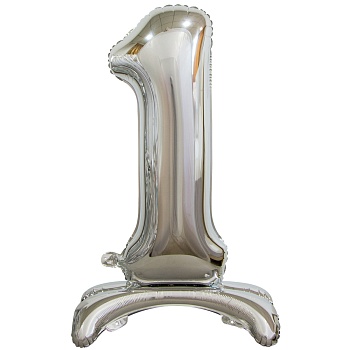 К ЦИФРА 1 30" Silver на подставке