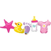 П ФИГУРА AIR Гирлянда Baby Girl 2шт