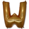 Г БУКВА W 40" Gold
