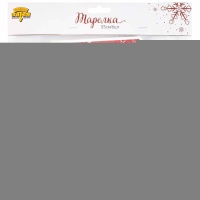 Тарелка фигур Снежные Искры 25см 6шт/G