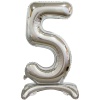 К ЦИФРА 5 30" Silver на подставке