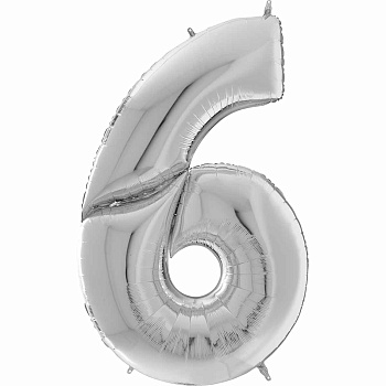 Г ЦИФРА 6 64" Silver
