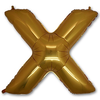 Г БУКВА Х 40" Gold
