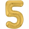 Р ЦИФРА 5 40" Металлик Gold