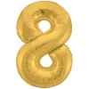 Р ЦИФРА 8 40" Металлик Gold