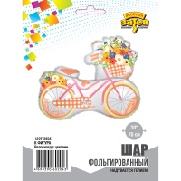 К ФИГУРА Велосипед с цветами