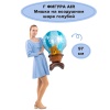 Г ФИГУРА AIR Мишка на возд шаре голубом