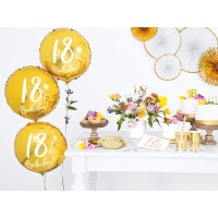 Салфетка 18th Birthday белая 33см20шт/PD