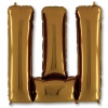 Г БУКВА Ш 40" Gold