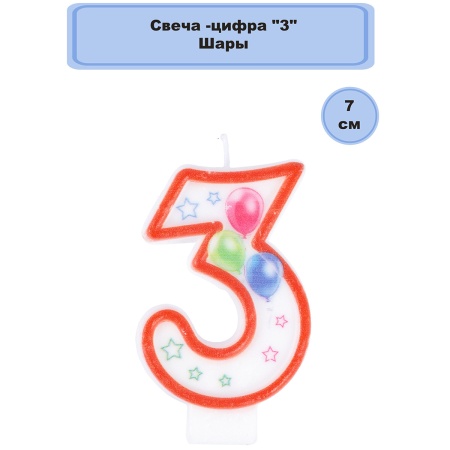 Свеча-цифра 