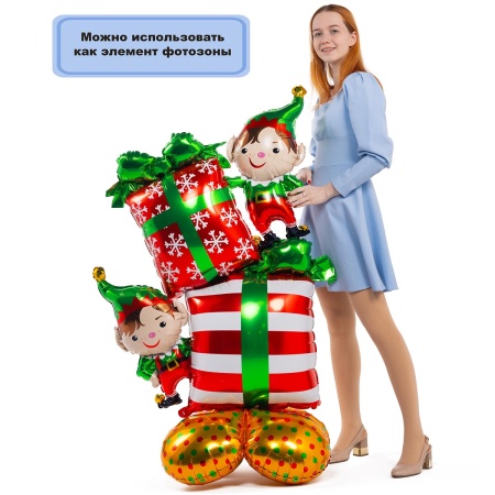 А ФИГУРА/P70 AIR НГ Эльфы и подарок