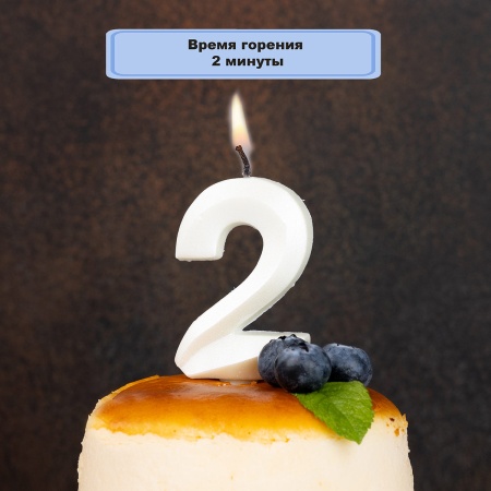 Свеча -цифра 