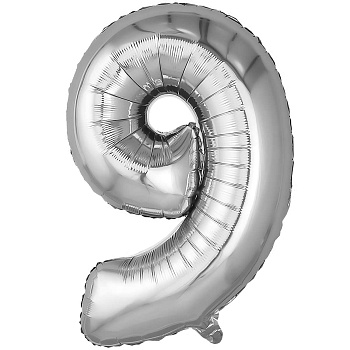Р ЦИФРА 9 32" Металлик Silver