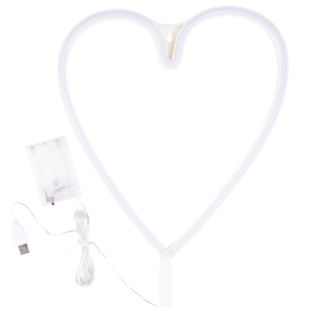 Фигура светящ LED Сердце красное/G