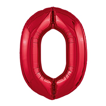 Р ЦИФРА 0 40" Металлик Red