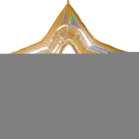 Г Б/РИС ЗВЕЗДА полая 48" Gold блеск