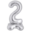 К ЦИФРА 2 50" Silver на подставке
