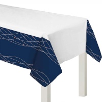 Скатерть п/э Любовь Navy 1,4х2,6м/А