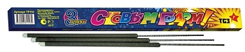 Свеча бенгальская 350 мм (прямоугольная) * 1/50/3ТР153