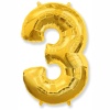 Ф ЦИФРА 3 32" Gold