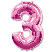 А ЦИФРА 3 Pink