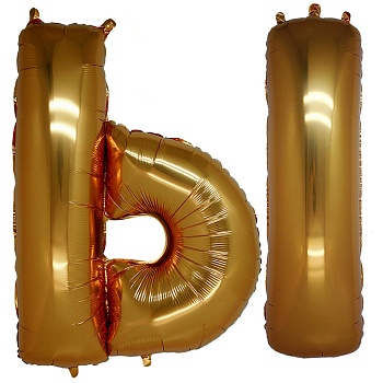 Г БУКВА Ы 40" Gold