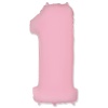 Ф ЦИФРА 1 32" Pastel Pink