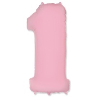 Ф ЦИФРА 1 32" Pastel Pink