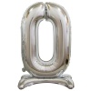 К ЦИФРА 0  30" Silver на подставке