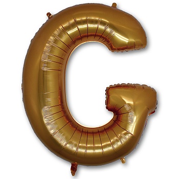 Г БУКВА G 40" Gold