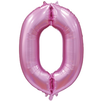 К ЦИФРА 0 40" Сатин Pink