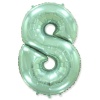 Ф ЦИФРА 8 40" Пастель Mint