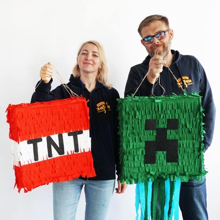 Пиньята TNT Party зеленая